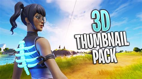 3d Fortnite Thumbnail Pack Free Chapter 4 Season 3 2023 Photoshop