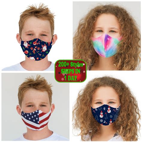 Kids Face Mask Face Mask Washable For Kids Reusable Cotton Etsy