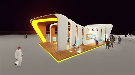 3d Exhibition Booth Design Render was made by Lumion