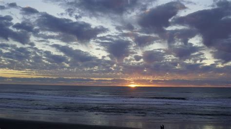 Timelapse Ocean Beach Sunset San Francisco California Us 12517