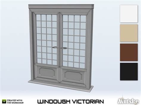 Mutskes Windough Door Glass 2x1 Sims House Sims 4 Sims