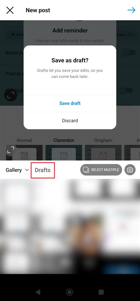How To Save Edit Delete And Schedule Instagram Drafts
