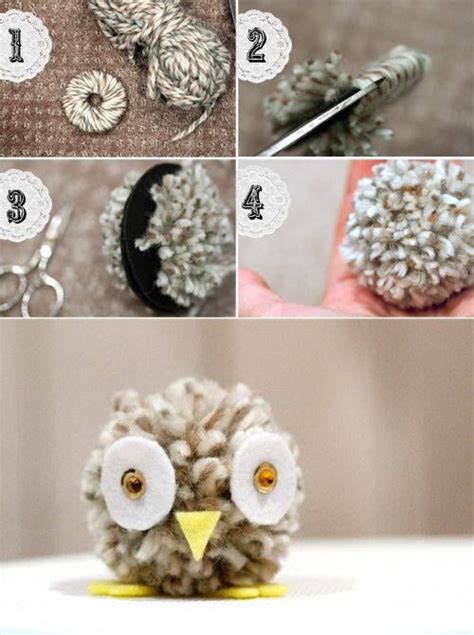 Owl Crafts Pom Pom Owl Pom Pom Crafts
