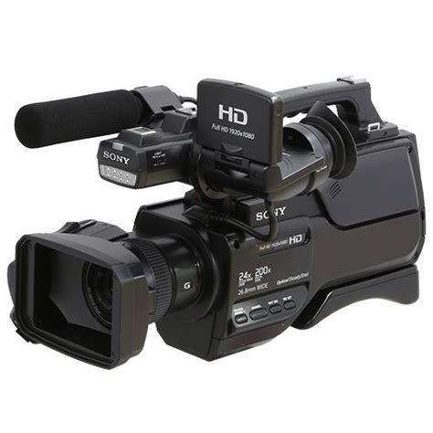 sony hxr mc2500 shoulder mount avchd professional camcorder bnc connector hd camcorder multi