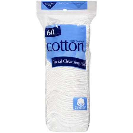 5.0 из 5 звездоч., исходя из 37 оценки(ок) товара(37). U.S. Cotton Facial Cleansing Pads 60 CT - Walmart.com