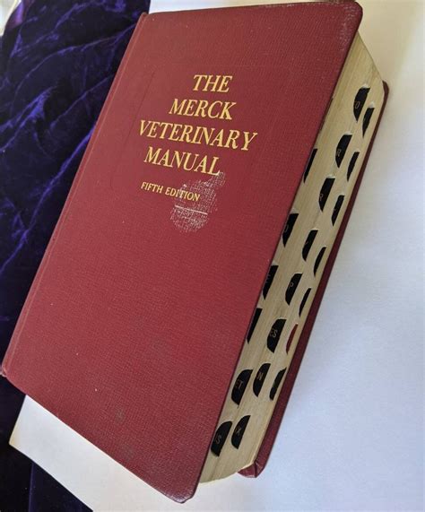 The Merck Veterinary Manual 5th Edition 1979 Etsy