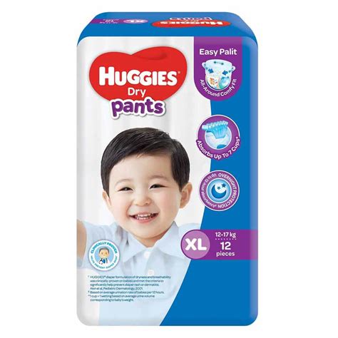 Huggies Pants Diaper Regular 12s Extra Large All Day Supermarket