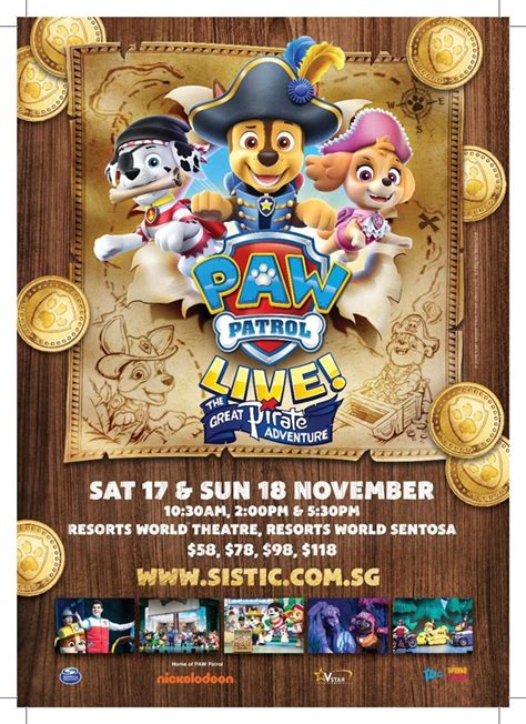 Paw Patrol Live The Great Pirate Adventure