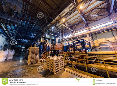 Manufacturing Factory Modern High Tech Production Stock Image Image