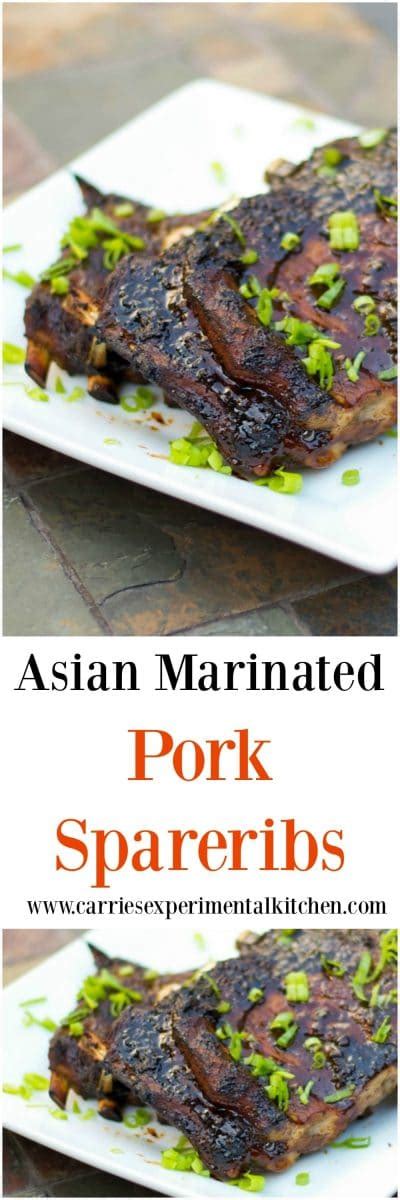 Asian Marinated Pork Spareribs Carries Experimental Kitchen