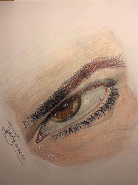 Angry Eye By Justin Sanclemente Selfportrait Illustration Art Eye