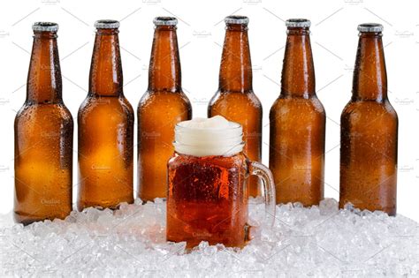 Ice Cold Beer For The Party High Quality Food Images ~ Creative Market