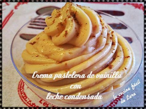 F Cil Receta De Crema Pastelera Con Leche Condensada Deliciosa Y