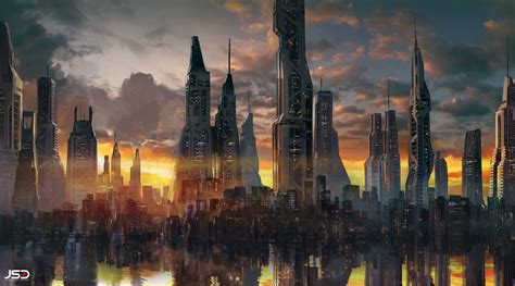Futuristic City Futuristic Cities Cyberpunk City