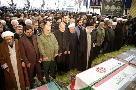 Millions Gather On Streets For Funeral Of Dead Iranian General
