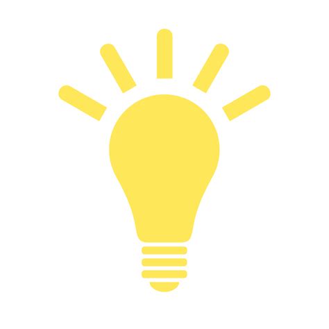 Filelight Bulb Yellow Iconsvg Wikimedia Commons