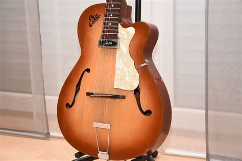 Eko Model 100 Vintage Archtop Guitar Made In Italy Gitarre Reverb