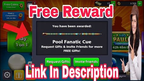 8 ball pool free 2 scratchers reward links link hello, get free white chocolate cue & coins 8th june! 8 Ball Pool - Free Pool Fanatic Cue | Link In Description ...