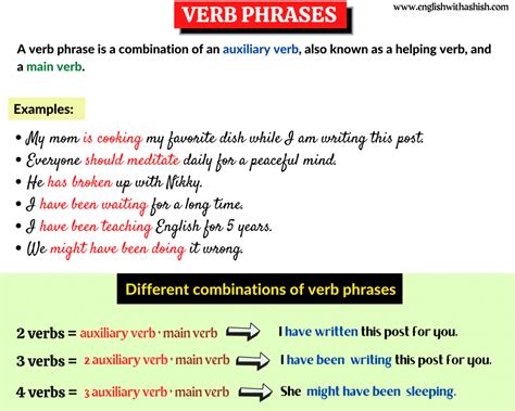 Verb Phrases Masterclass 9 Types Examples And Tips 2022