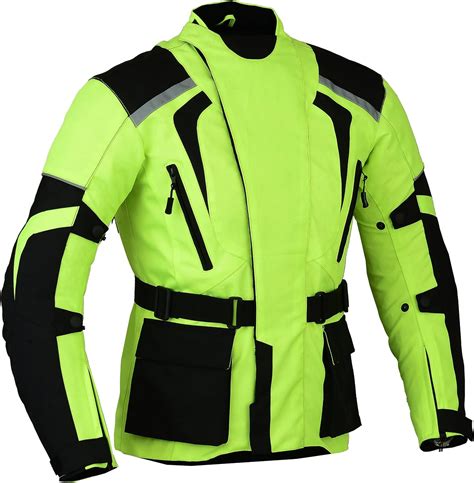 chaqueta para motocicleta impermeable y reflectante amazon es coche y moto