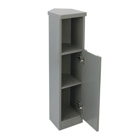 Corner Cabinet - High Gloss Compact Bathroom - White | STORE