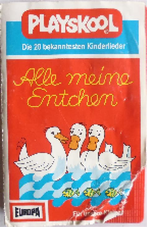 Alle Meine Entchen Die 20 Bekanntesten Kinderlieder Tape 1992