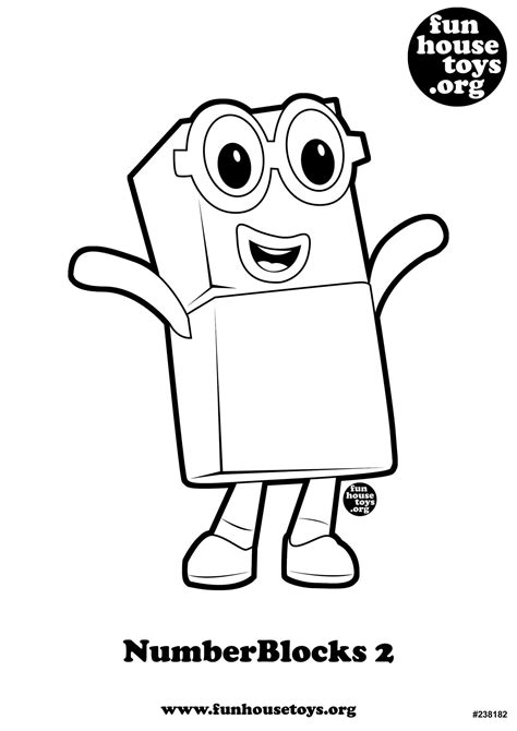 Numberblocks Coloring Pages Printable Printable Blank World