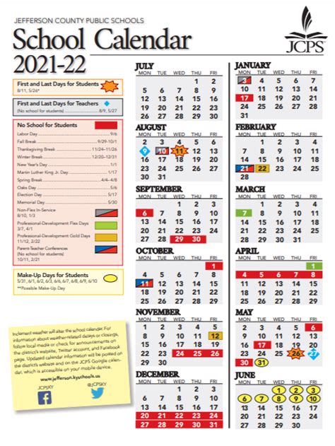 Jcps School Calendar 2021 2022 Academic Calendar 2022