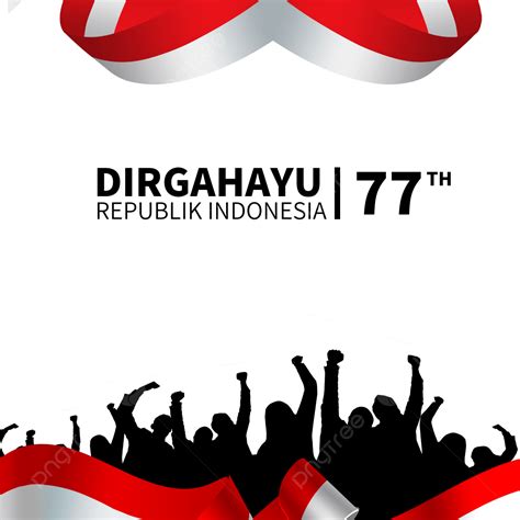 Gambar Siluet Selamat Hari Kemerdekaan Indonesia Ke 77 Indonesia Hari