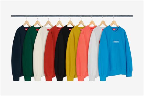 Heres How Quickly Supremes Fw18 Box Logo Crewnecks Sold Out
