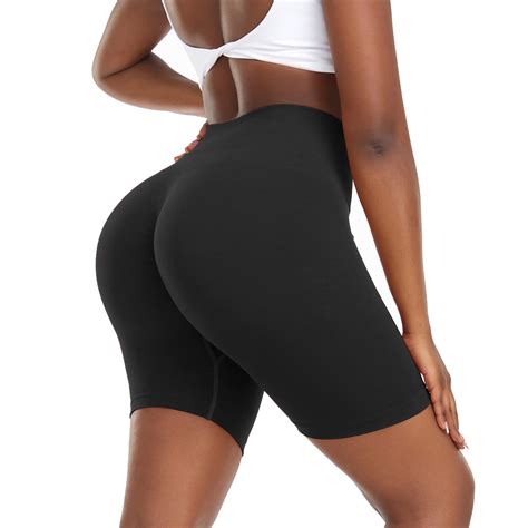 Seamless Scrunch Womens Workout Shorts High Waisted Gym Shorts For Exercise Yoga Biker Shorts