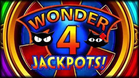 Wonder 4 Jackpots 🐃 The Slot Cats 🎰😺😸 Youtube