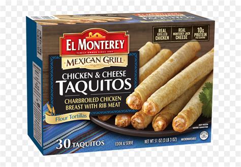 Costco's frozen food section is a treasure trove of cheap ingredients, weeknight dinners, and frozen 15 delicious wings guaranteed to keep you stuffed on game day. Frozen Chicken Taquitos With Cheese - El Monterey Taquitos Costco, HD Png Download - vhv