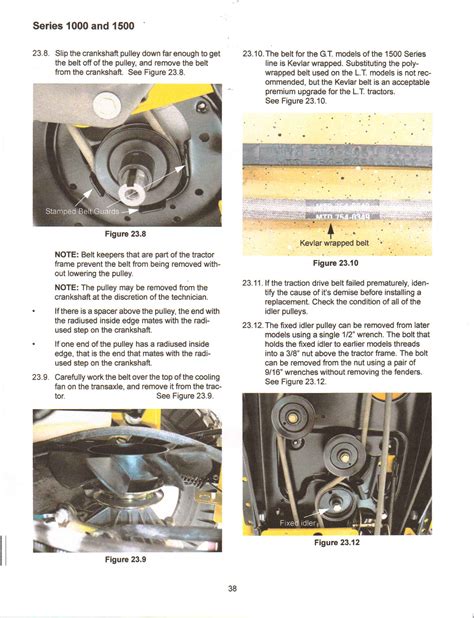 Cub Cadet Pto Belt Diagram