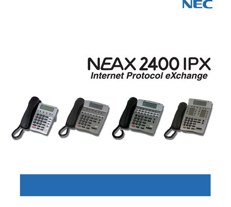 Vtech Telephone Neax 2400 Ipx User Guide