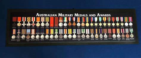 Australian Military Medals Bar Runner Old Mates Mancave