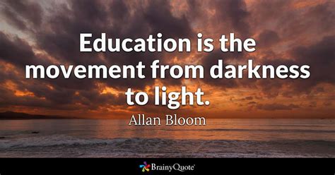 Allan Bloom - Education is the movement from darkness to ... 61,255 likes · 286 talking about this.