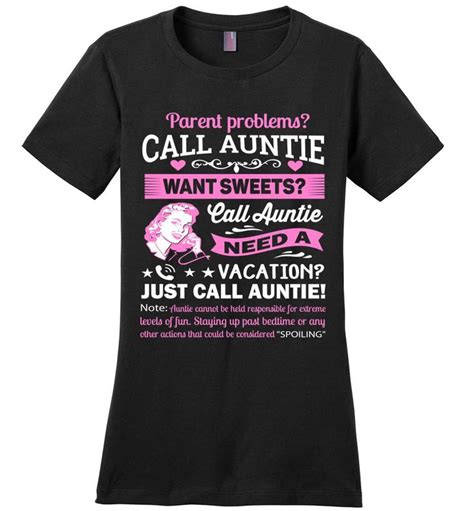 Just Call Auntie T Shirt Funny Aunt Shirts Funny Aunt Ts Aunt Shirts Funny Funny