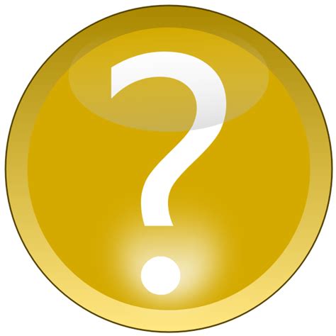Yellow Question Mark Sign Vector Image Free Svg