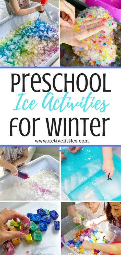 Preschool Ice Activities At Home Active Littles