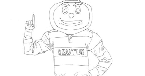 ohio state brutus coloring library