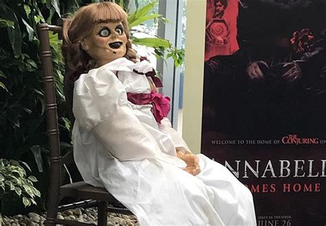Annabelle Doll The Real Story Behind Annabelle Annabelle Haunted Doll Halloween Wall Art