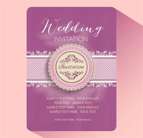 Download this app from microsoft store for windows 10, windows 10 mobile, windows 10 team (surface hub), hololens. Wedding invitation card template free vector download ...