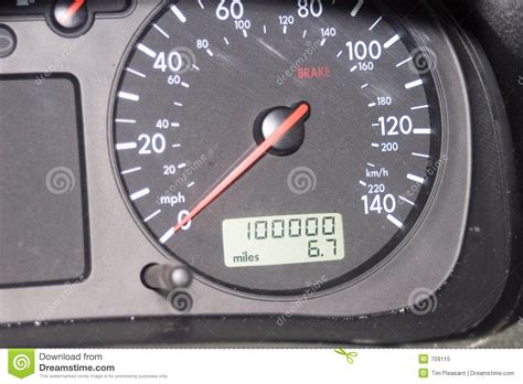 100 km to mi conversion. 100,000 Mile Odometer Royalty Free Stock Photo - Image: 709115