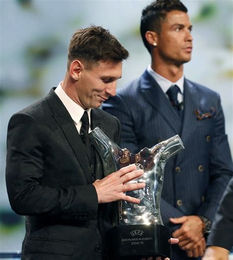 Best Player In Europe Messi Beats Ronaldo Again Rediff Sports