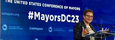 Icymi Mayor Bass Addresses The United States Conference Of Mayors With