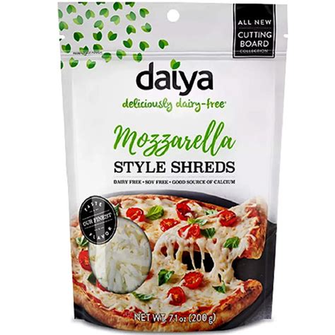 Daiya Dairy Free Shredded Mozzarella Style Shreds Cheese 71 Oz Vegan Black Market