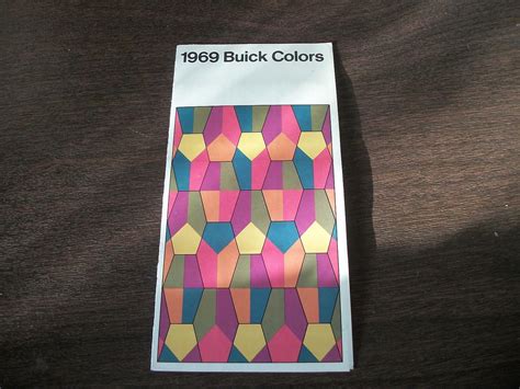 Color Chart 1969 Buick Colors Exterior Paint Riviera 1807038494