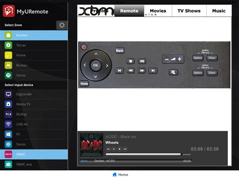 Kodi Xbmc Media Player And Entertainment Hub Integration Myuremote