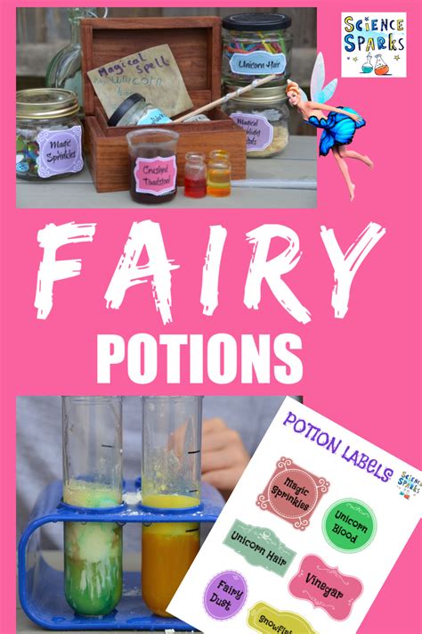 Science For Kids Magical Fairy Potions For Kids